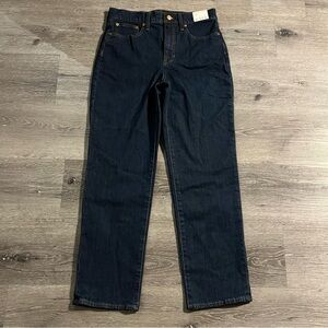 J. Crew High-Rise '90s Classic Straight-Fit Denim Jeans in Rinse Wash Size 27